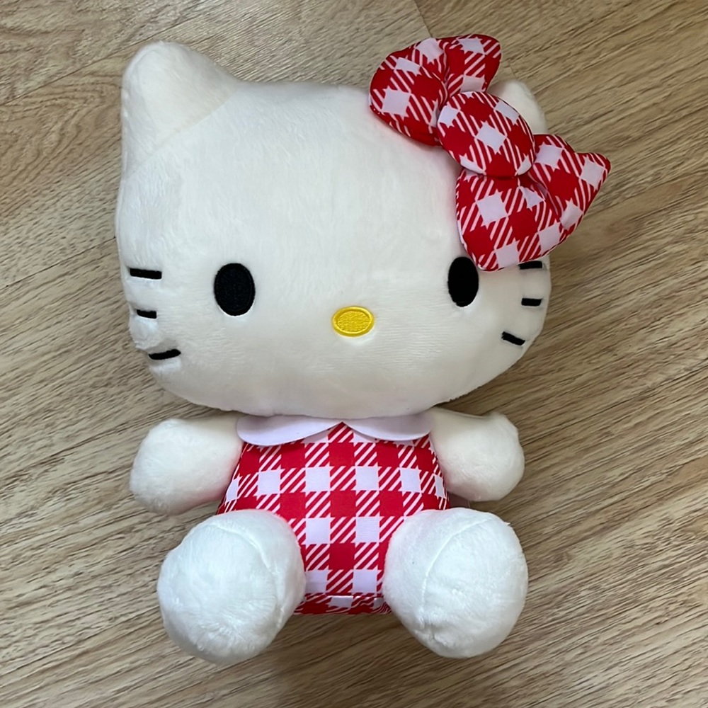 Hello Kitty Plush - Red Gingham